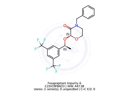 Chemical structure of Aprepitant Impurity 16