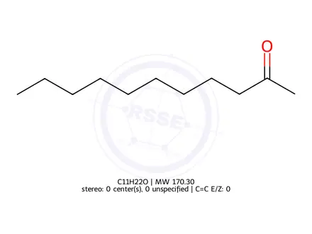 Chemical structure of Methyl nonyl ketone