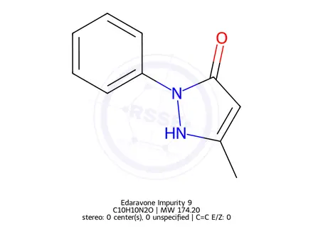 Chemical structure of Edaravone Impurity 9