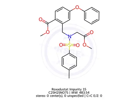 Chemical structure of Roxastat Impurity 38