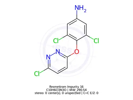 Chemical structure of Resmetirom Impurity 16