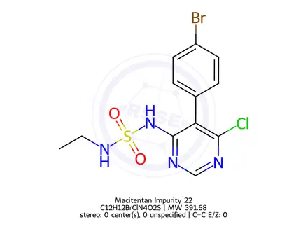 Chemical structure of Macitentan Impurity 22