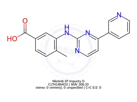 Chemical structure of Nilotinib EP Impurity D
