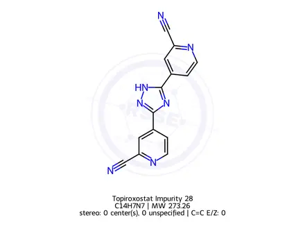 Chemical structure of Topiroxostat Impurity 28