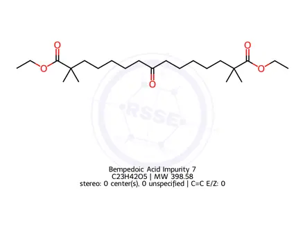 Chemical structure of Bempedoic Acid Impurity 6