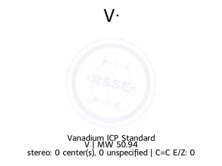 Chemical structure of Vanadium ICP Standard