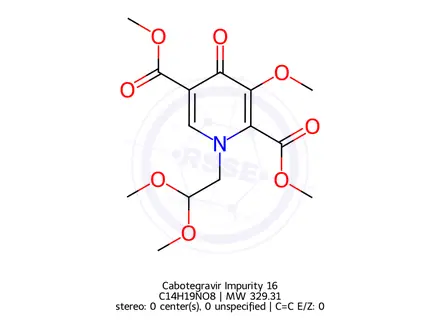 Chemical structure of Cabotegravir Impurity 16