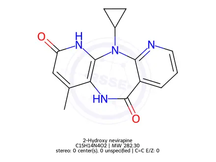 Chemical structure of 2-Hydroxy nevirapine