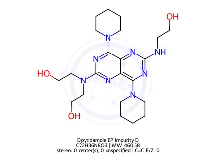 Chemical structure of Dipyridamole EP Impurity D