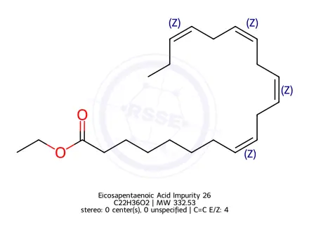 Chemical structure of Eicosapentaenoic Acid Impurity 26