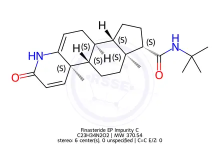 Chemical structure of Finasteride EP Impurity C