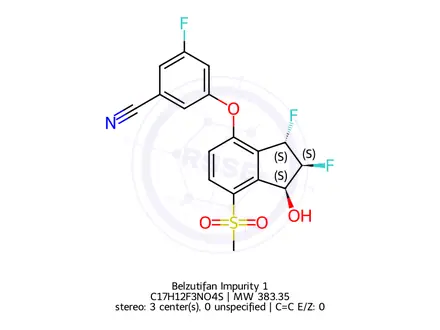 Chemical structure of Belzutifan Impurity 1