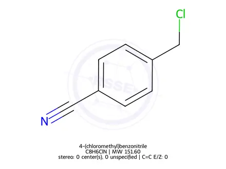Chemical structure of 4-(chloromethyl)benzonitrile