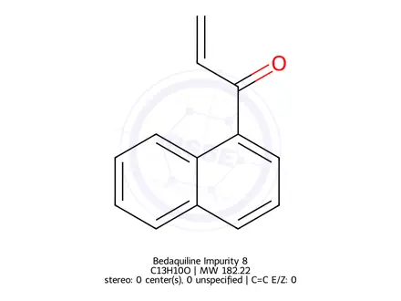 Chemical structure of Bedaquiline Impurity 8