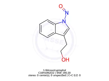 Chemical structure of 1-Nitrosotryptophol