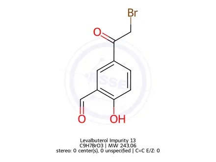 Chemical structure of Levalbuterol Impurity 13