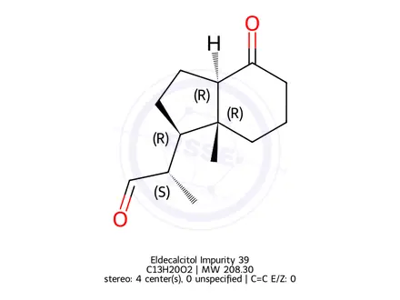 Chemical structure of Eldecalcitol Impurity 39
