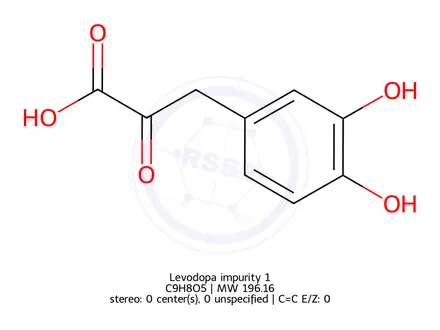 Chemical structure of Levodopa impurity 1