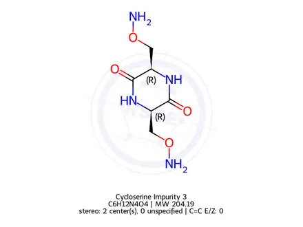 Chemical structure of Cycloserine Impurity 3