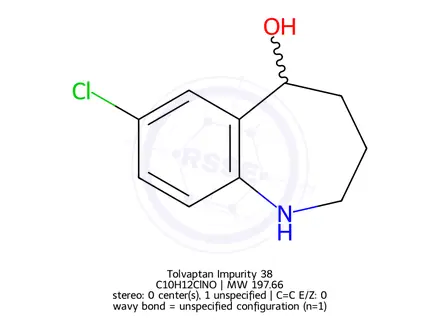 Chemical structure of Tolvaptan Impurity 38