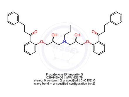 Chemical structure of Propafenone EP Impurity G(Mixture of Diastereomers)