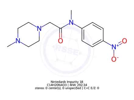 Chemical structure of Nintedanib Impurity 18