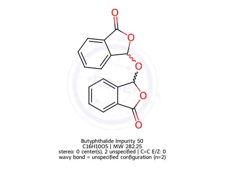 Chemical structure of Butyphthalide Impurity 50