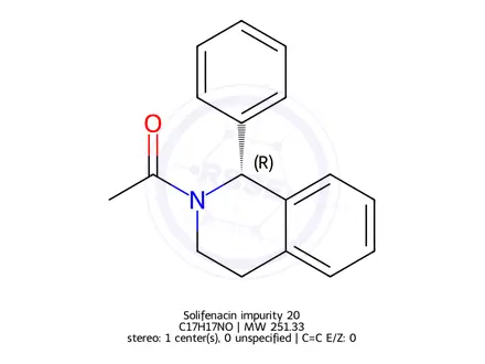 Chemical structure of Solifenacin impurity 20