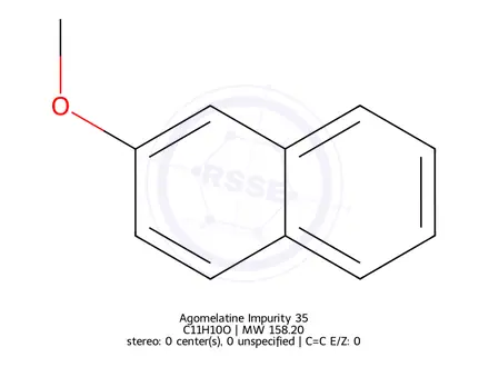 Chemical structure of Agomelatine Impurity 35