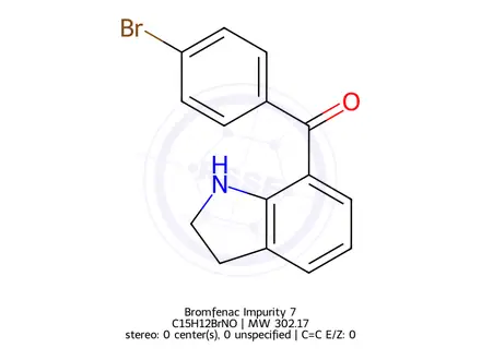 Chemical structure of Bromfenac Impurity 7