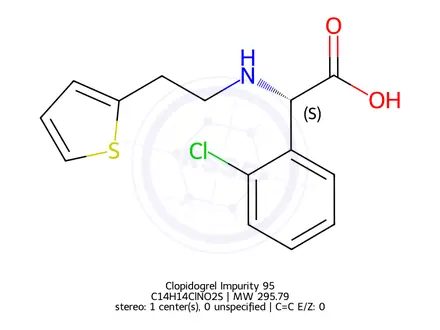 Chemical structure of Clopidogrel Impurity 95