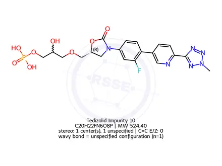 Chemical structure of Tedizolid Impurity 10