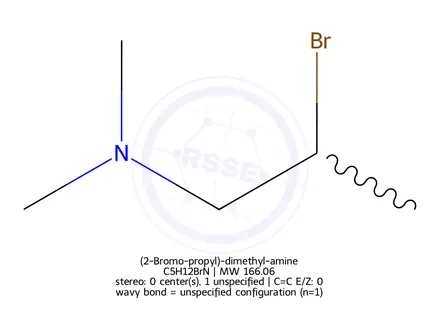 Chemical structure of (2-Bromo-propyl)-dimethyl-amine
