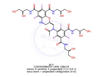 Chemical structure of Iodixanol EP Impurity F