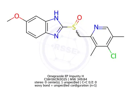 Chemical structure of Omeprazole EP Impurity H