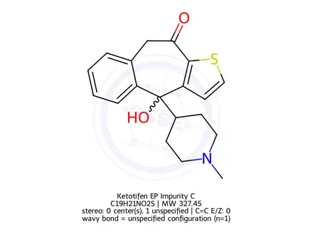 Chemical structure of Ketotifen EP Impurity C