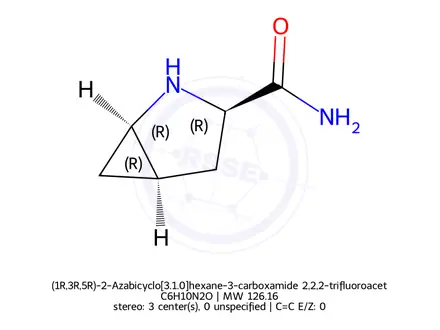 Chemical structure of Saxagliptin Impurity 26 Trifluoroacetate
