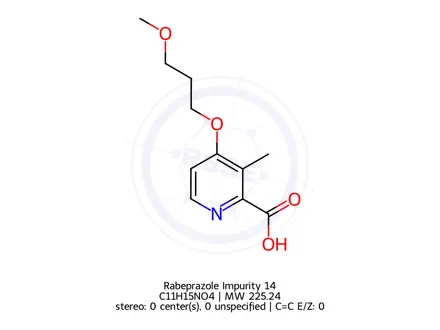 Chemical structure of Rabeprazole Impurity 14