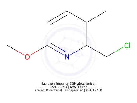 Chemical structure of Ilaprazole Impurity 72(Hydrochloride)