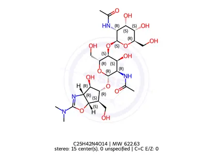 Chemical structure of Allosamidin