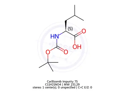 Chemical structure of Carfilzomib Impurity 75