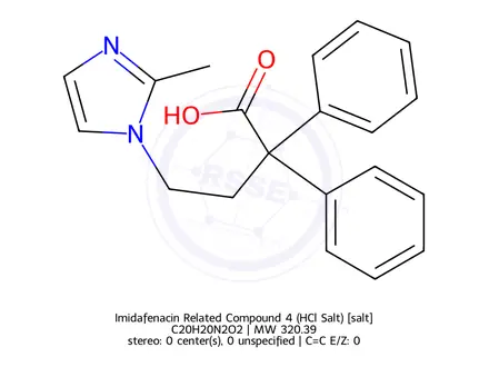 Chemical structure of Imidafenacin Impurity 17