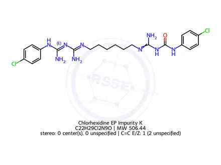 Chemical structure of Chlorhexidine EP Impurity K