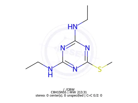 Chemical structure of Simetryn