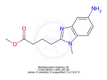 Chemical structure of Bendamustine Impurity 35