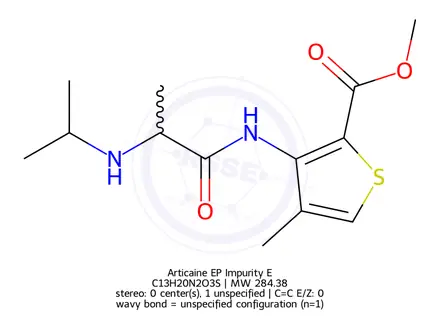 Chemical structure of Articaine EP Impurity E