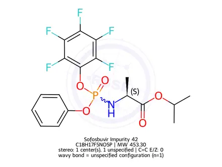Chemical structure of Sofosbuvir Impurity 42