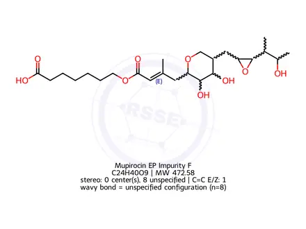 Chemical structure of Mupirocin EP Impurity F