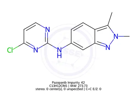 Chemical structure of Pazopanib Impurity 42