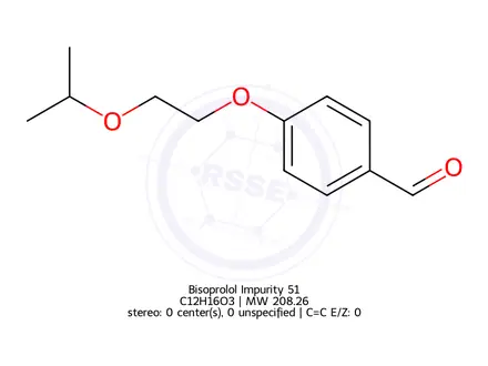 Chemical structure of Bisoprolol Impurity 51